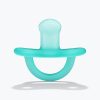 NewBorn Pacifier BLUE front on Grey SQ TINY NewBorn Pacifier BLUE