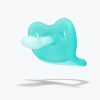 NewBorn Pacifier BLUE threequarter on Grey SQ TINY NewBorn Pacifier BLUE