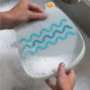 Silicone Bibs Grey Aqua Double-TINY